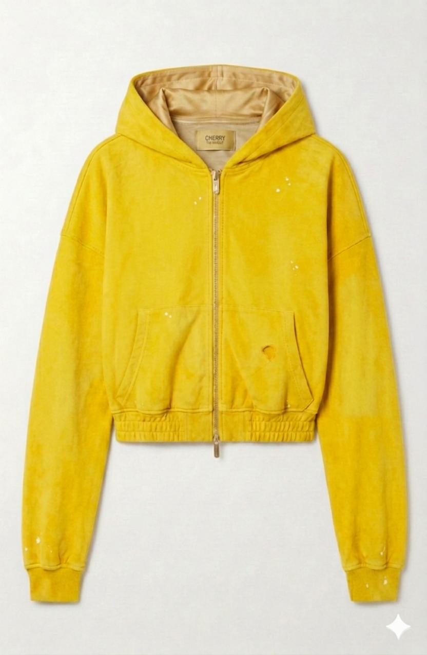 The Khool Closet: "The Heritage Sun-Bleached Zip" suede for women. Mint/Blue/Yellow