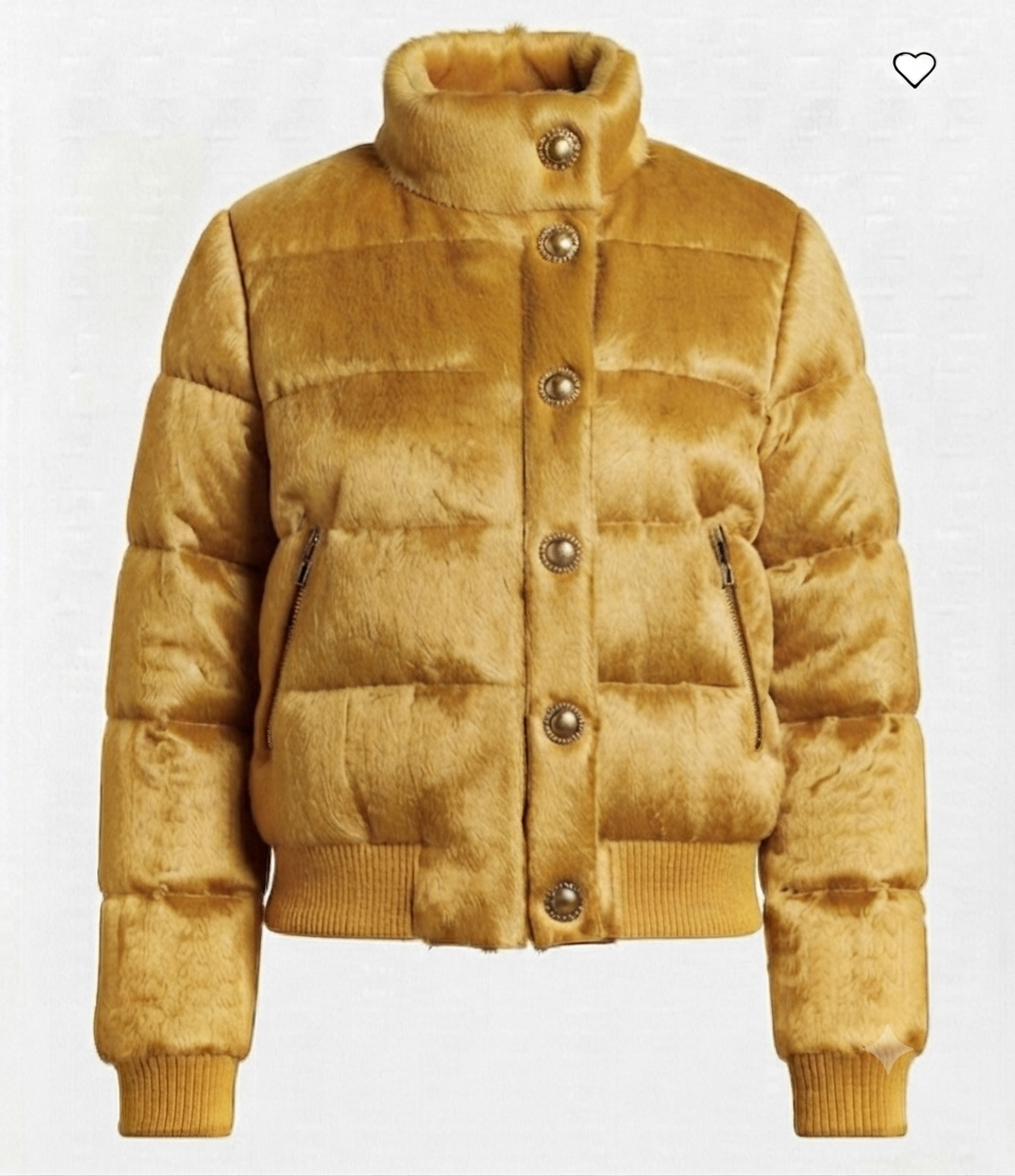 The Khool Closet "Luxe & RegalThe Empress Down Jacket" for women.