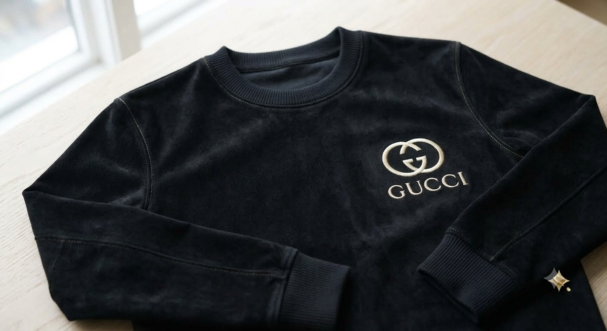 For promotional use only. Gucci sweater for women. (Lamb Suede)