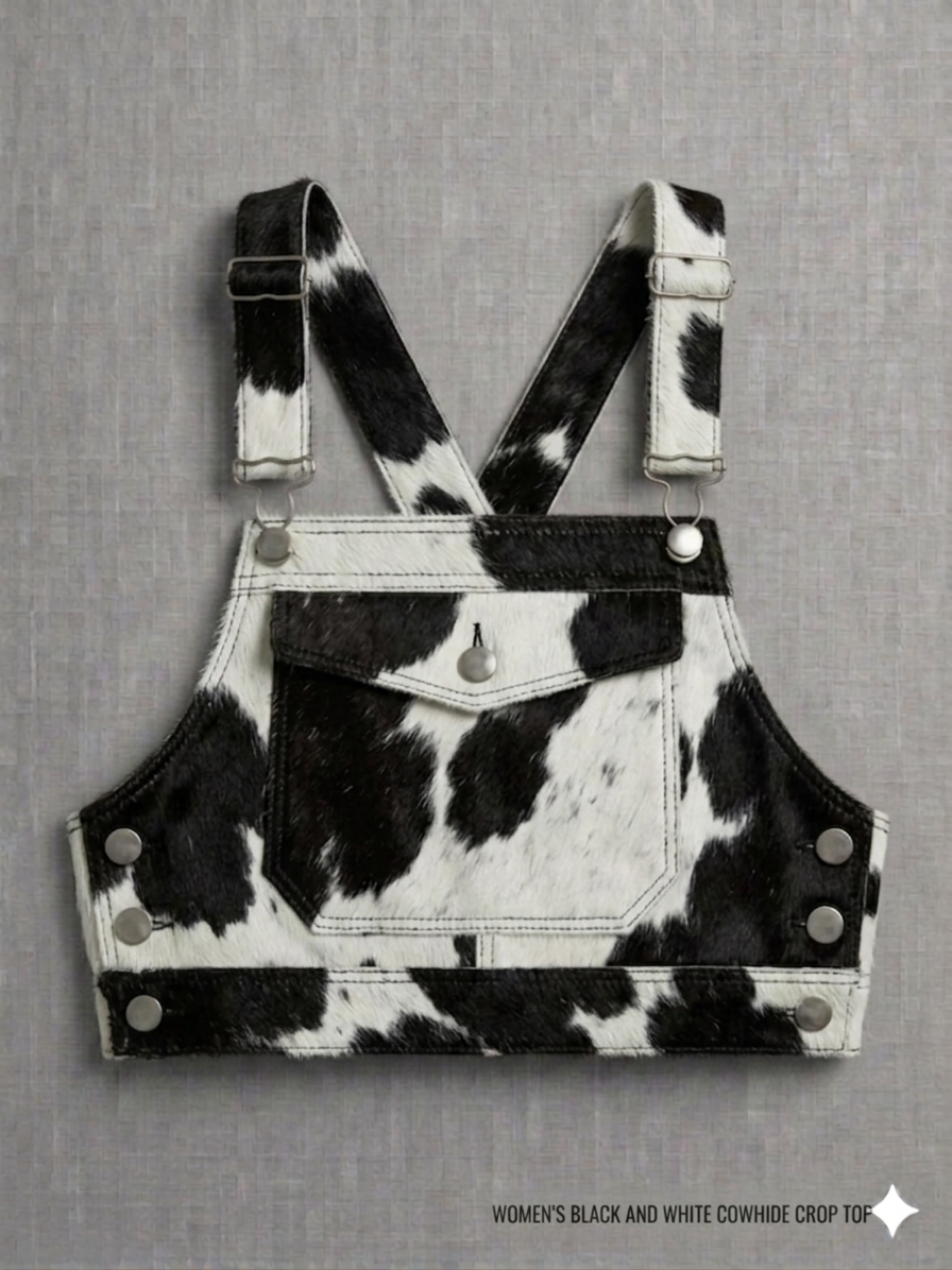 The Khool Closet: "The Maverick Moto-Top" for women. Black+White/Heather Grey+White