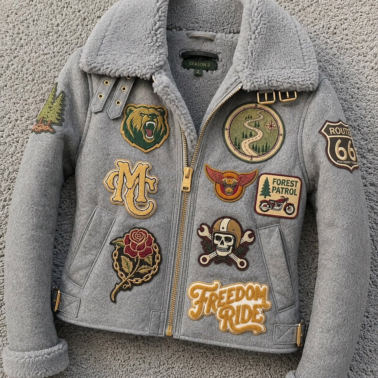 The Khool Closet: "Airforce Moto" Jacket for women. Black/Black+Green/Green+Yellow/Yellow+Yellow/Green+Green/Heather Grey/Mint Green/Red
