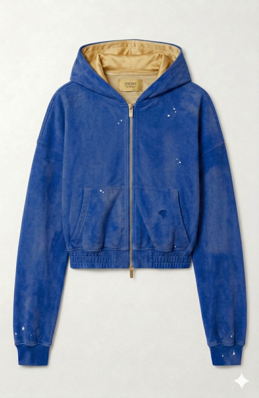 The Khool Closet: "The Heritage Sun-Bleached Zip" suede for women. Mint/Blue/Yellow