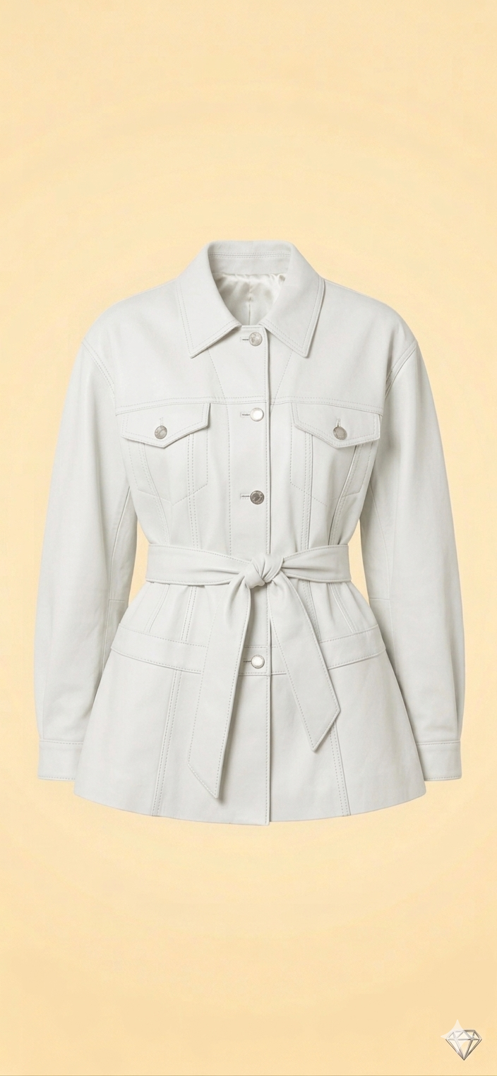 The Khool Closet: "Belted Suede Shacket" for women.