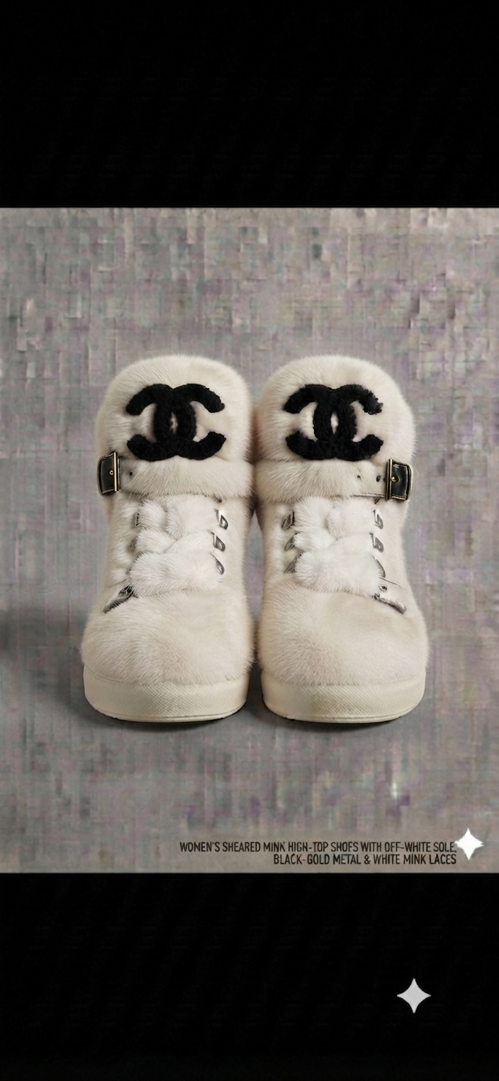 For promotional use only. Chanel "Dolemite" sneakers for men and women.
