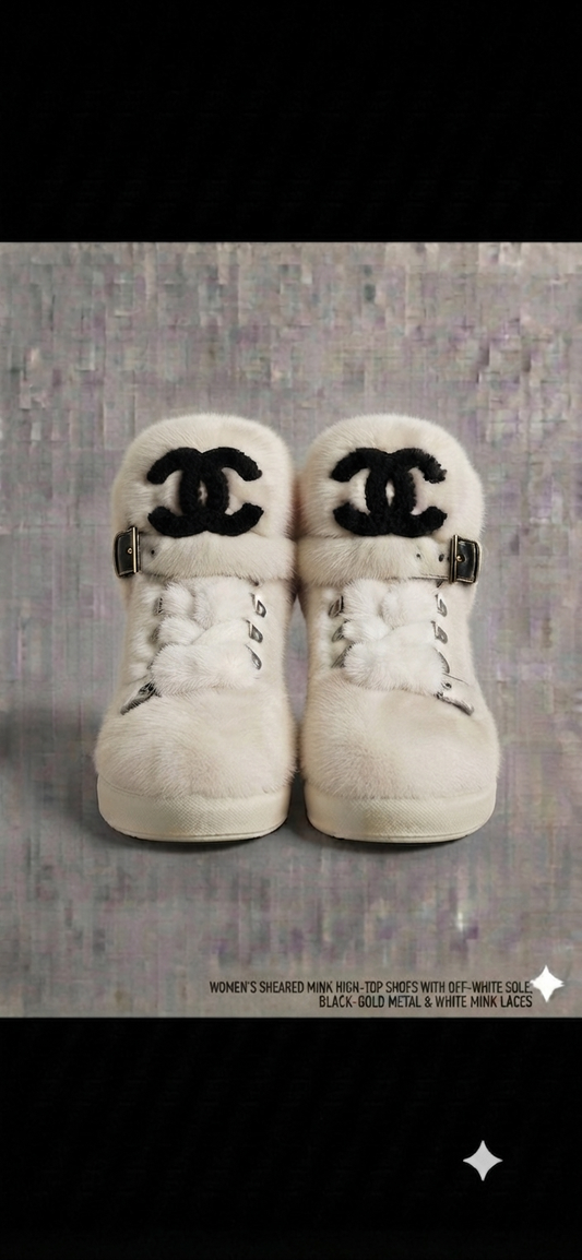 For promotional use only. Chanel "Dolemite" sneakers for men and women.