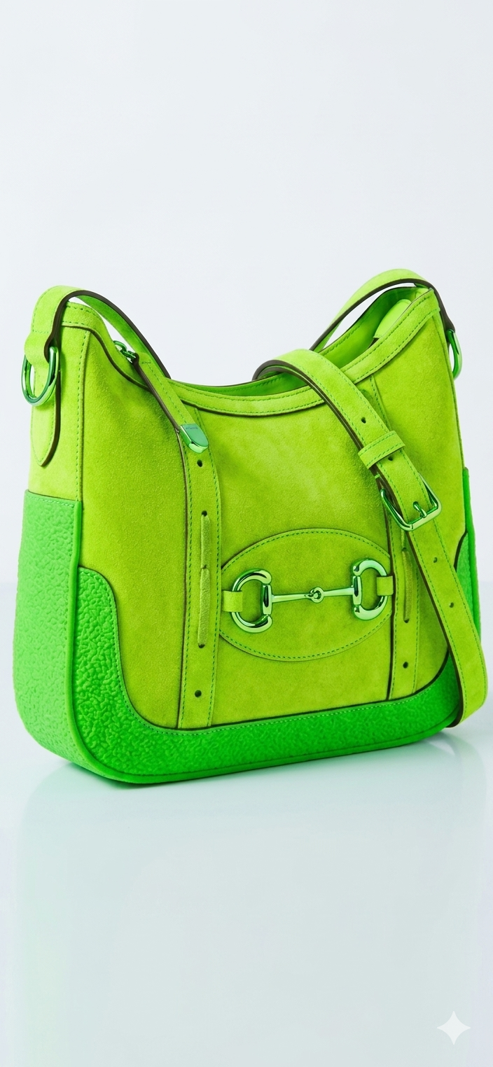 The Khool Closet "The Paddock Shoulder Bag" for women. 100%Suede/Cowhide
