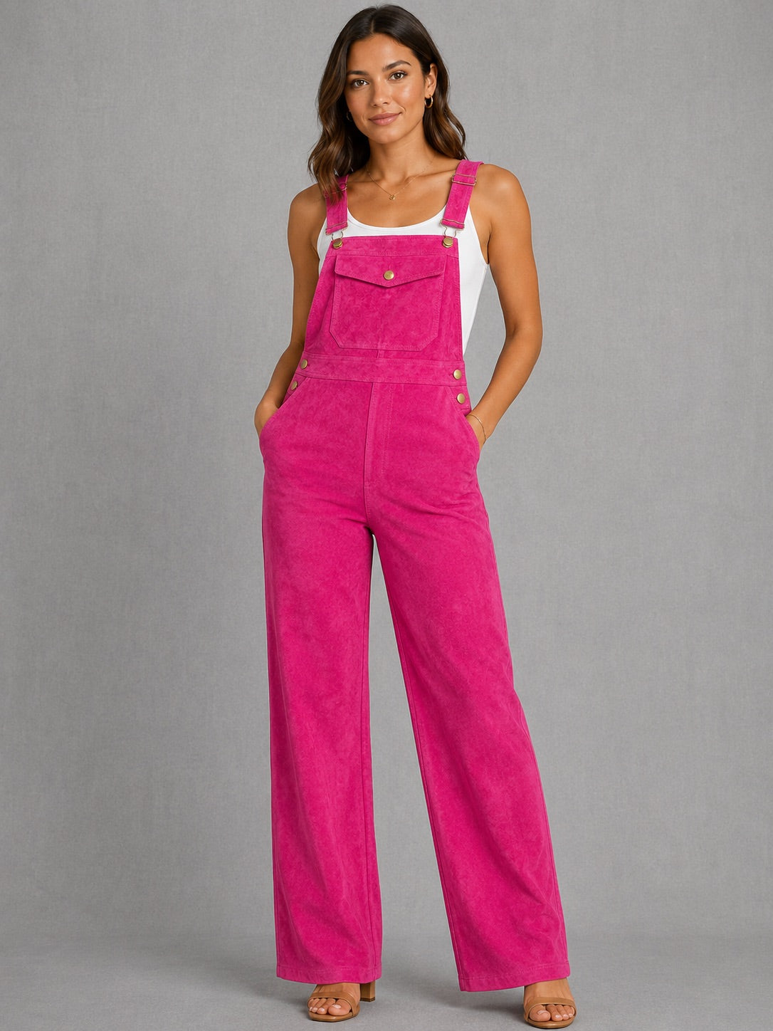 The Khool Closet: "Soft Suede Lounge" overalls for women. Blue/Neon Pink/Yellow/Forest Green/Mint Green/Heather Grey