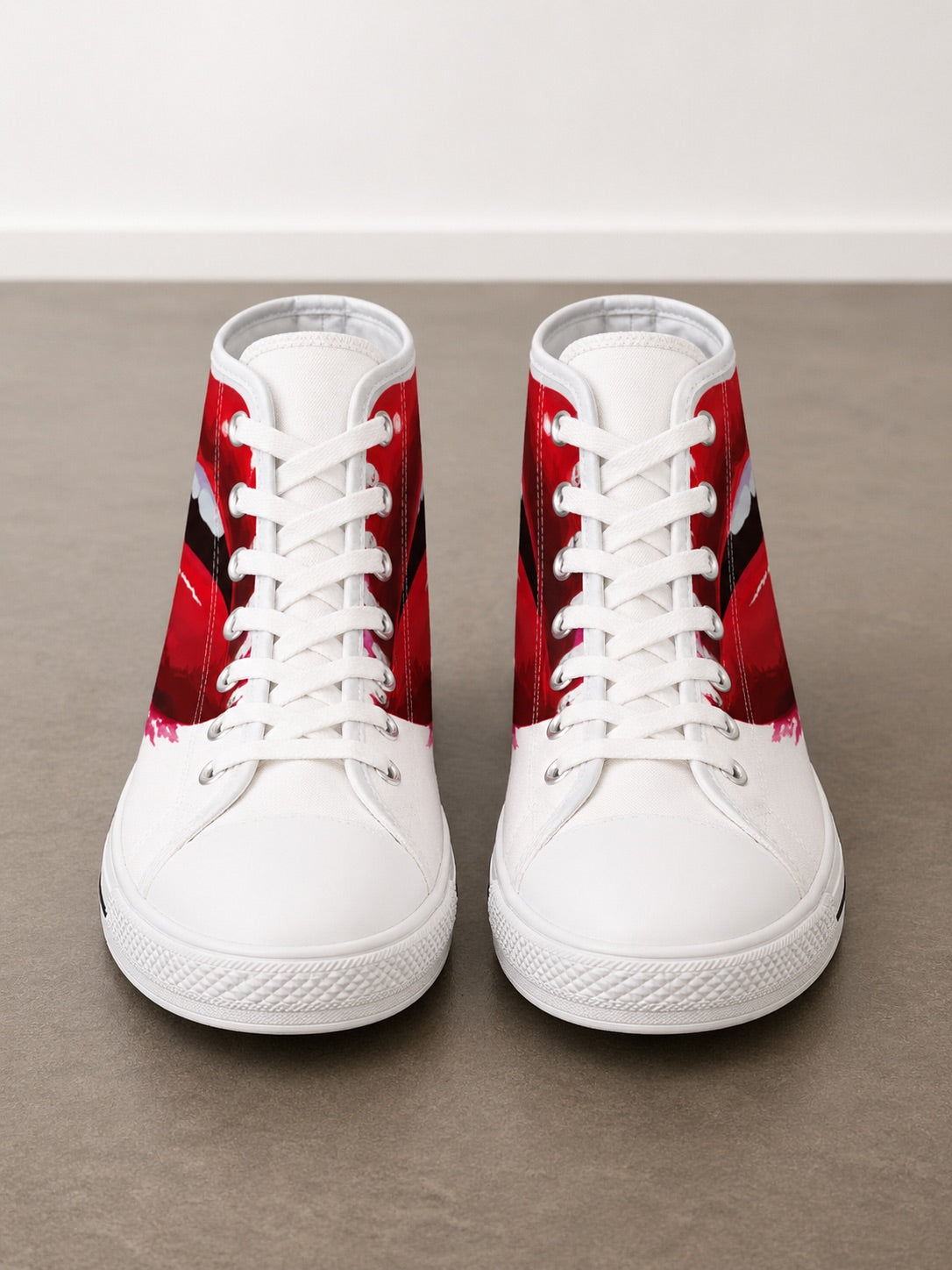 The Khool Closet: "Savage Kiss" shoe collection for women. Red+White