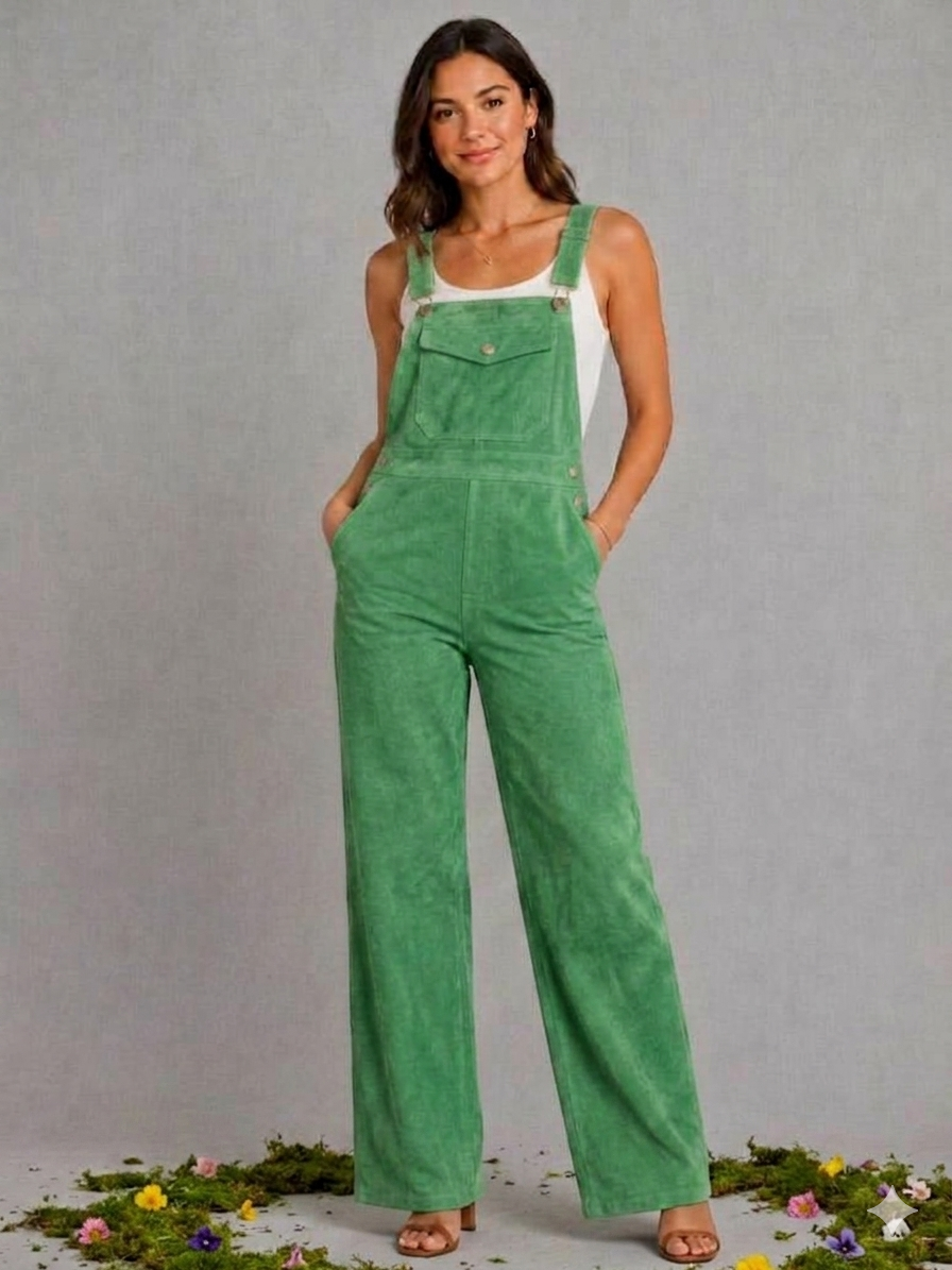 The Khool Closet: "Soft Suede Lounge" overalls for women. Blue/Neon Pink/Yellow/Forest Green/Mint Green/Heather Grey