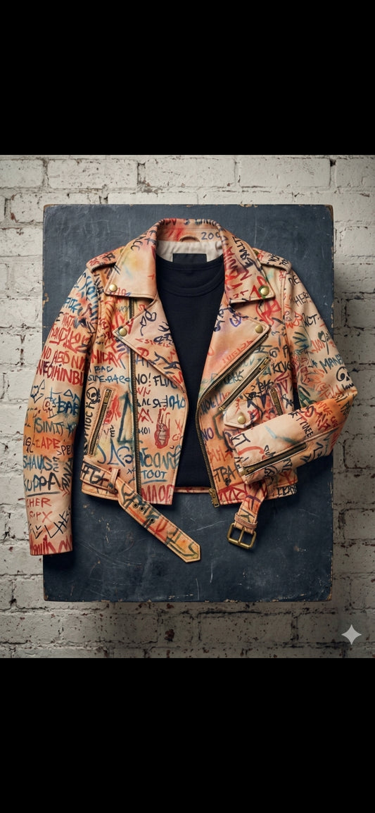 The Khool Closet "Raw Ink Moto" for women.