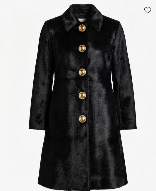 The Khool Closet The Ritz Tailored Trench for women. (Pony hair)