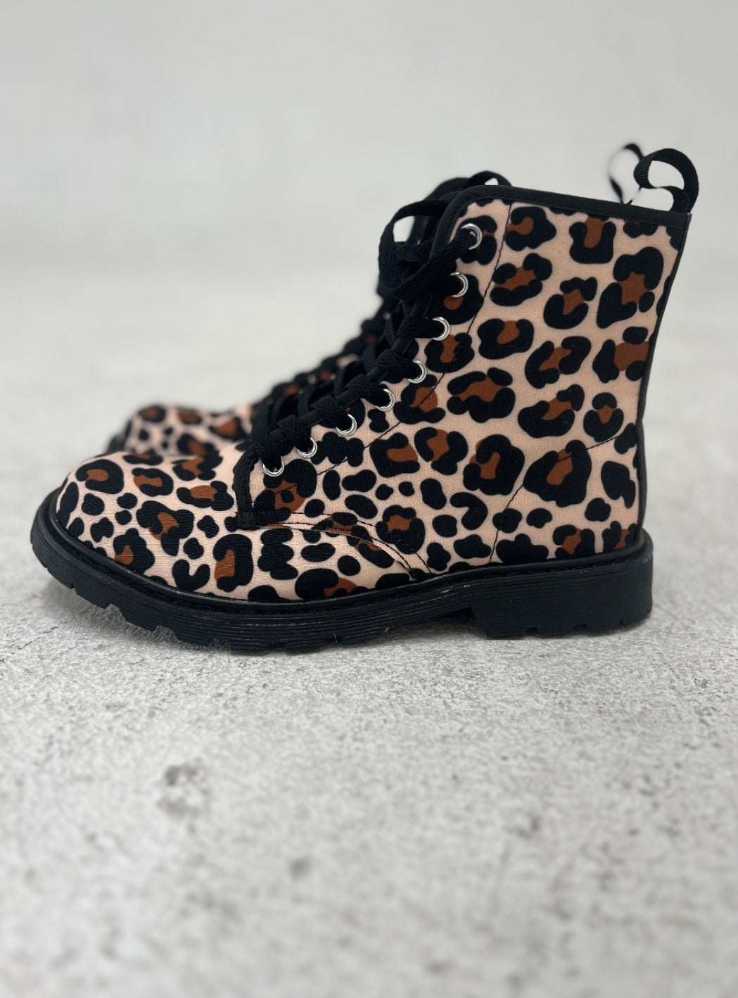 Leopard print boots for women