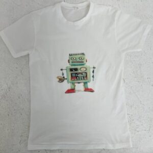 White Robot T-shirt